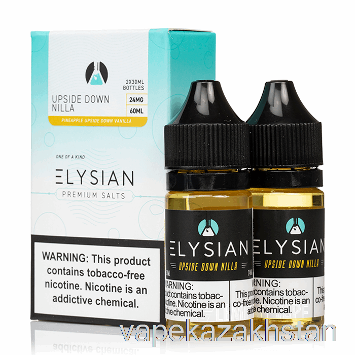 Vape Kazakhstan Upside Down Nilla - Elysian SALTS - 60mL 48mg